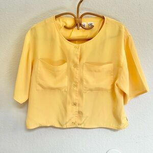 Cropped vintage blouse